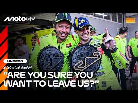 UNSEEN: Di Giannantonio & Valentino Rossi celebrate first win together 👀 | 2026 Catalan GP