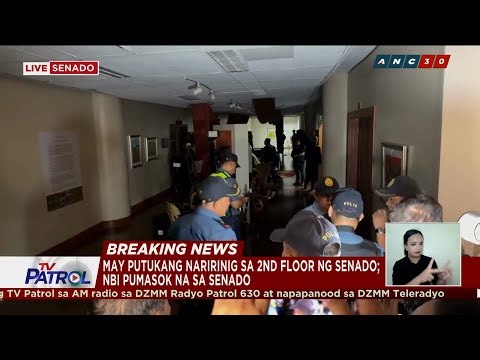 Putukan narinig sa Senado; SP Cayetano sinabing sila'y 'under attack' | TV Patrol