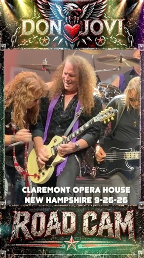 Don Jovi Road Cam Claremont Opera House September 26 2026