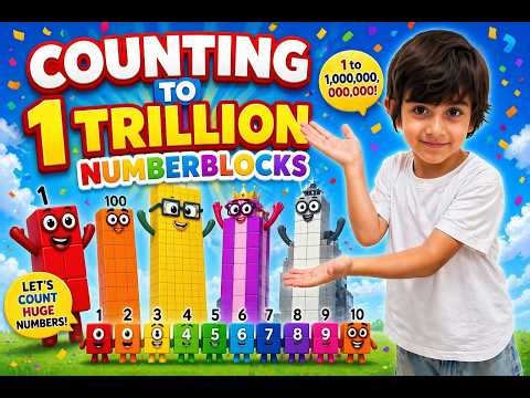 Counting to 1 Trillion 🤯 | Numberblocks Big Numbers for Kids