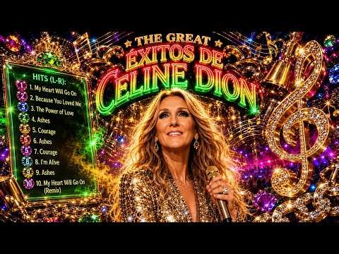 Celine Dion Greatest Hits with My Heart Will Go On, All By Myself and I'm Alive