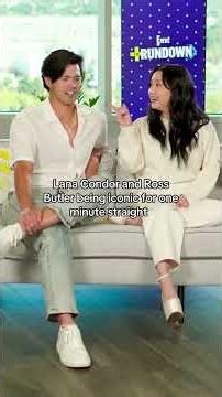 Lana Condor and Ross Butler may have been some of our fav guests of the year 🤫 #therundown