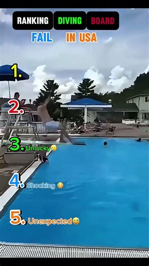 Ranking Diving Board Fail In Usa