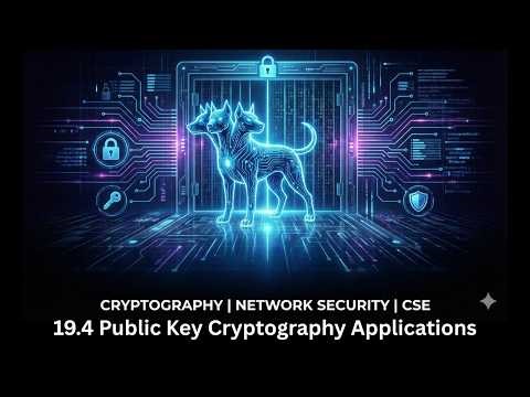 19.4 Public Key Cryptography Applications | Cryptography | Computer Science Engineering