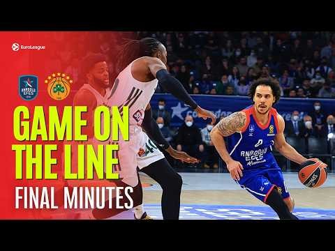 ONE-POINT THRILLER | Efes vs Panathinaikos | FINAL MINUTES