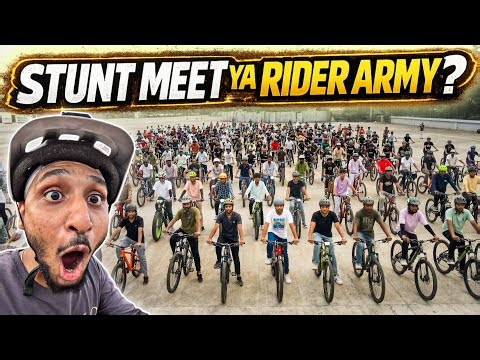 200 Riders Came To Our Stunt Meet… I Was Shocked!