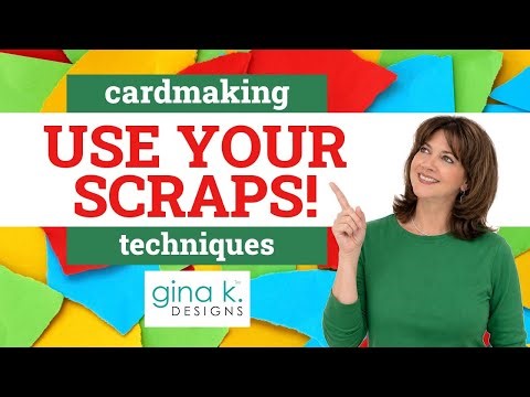 Use Your Scraps! A Fun Way to Make Cards!