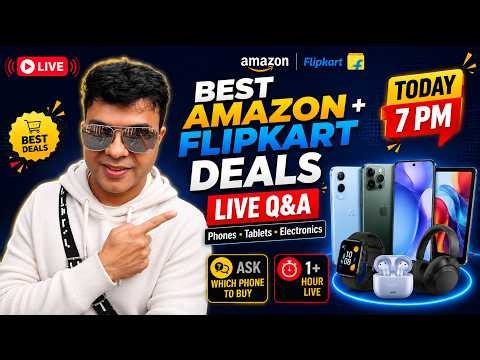 Amazon Prime Day Sale 2026 LIVE 🔥 Best Phone Deals + Flipkart GOAT Sale Offers | iPhone 17, Samsung