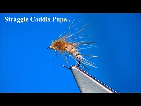 Tying Brown & Tan Straggle Caddis Pupa