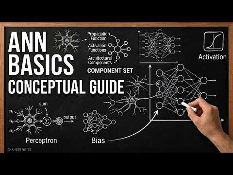Artificial Neural Networks (ANN) Explained from Scratch | Perceptron, Bias & Activation Functions