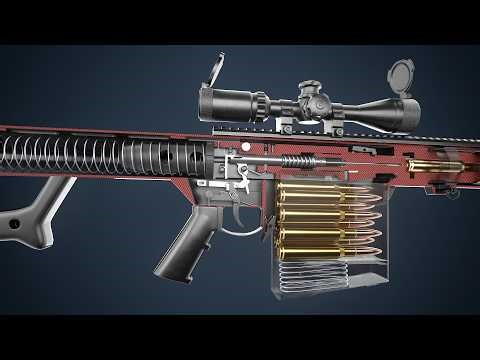 The Genius Design of The Barrett .50 Cal Sniper
