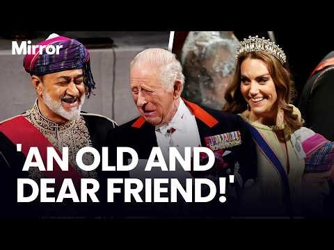 Kate dazzles in HISTORIC tiara as Sultan of Oman receives warm welcome from Royals and No10
