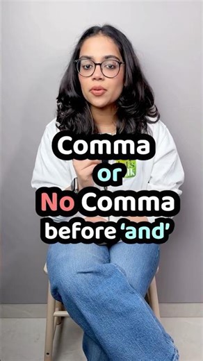 Comma Rules For 'And' | English Grammar Lesson | English Writing Tips By Ananya