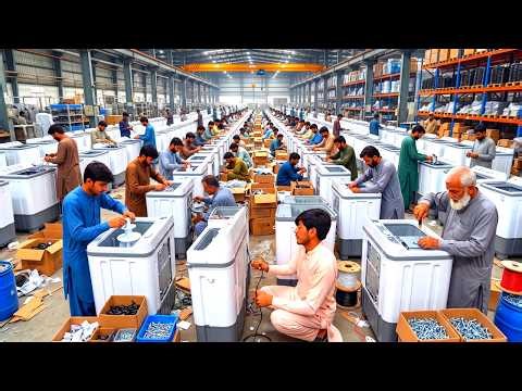 Secret Pakistan Factory Makes Washing Machines by Hand Until Ready to Use - @Pakistani-Hands​