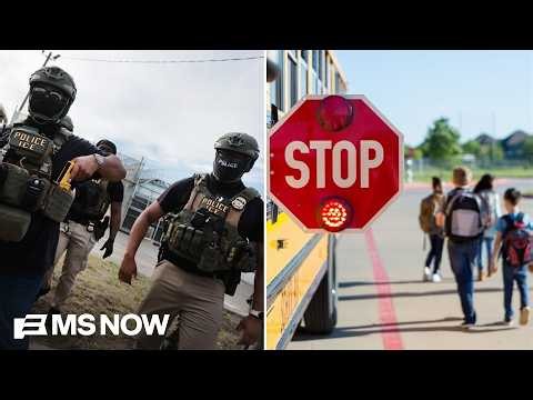 ‘I would be BEYOND LIVID’: Fmr ICE official SLAMS reported arrests at school bus stops