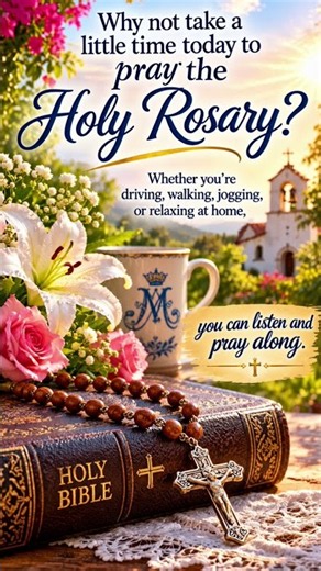 ☀️ Good Morning! Another Blessed Day 🙏 Pray the Rosary With Us Today!