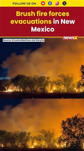 Massive Wildfire Burns 100 Acres In Espanola Forces Emergency Evacuations
