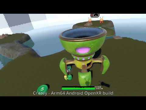 Crittey on Steam Frame