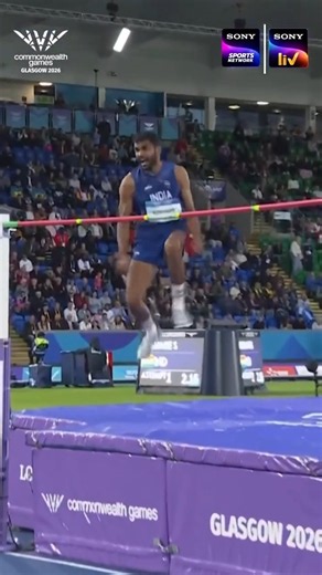 Soaring Higher. Making India Proud.🇮🇳🥈#asiangames2026 #Asian Games Aichi Nagoya #highjump #viral