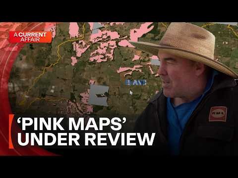 Farmers at breaking point over 'Pink maps' | A Current Affair
