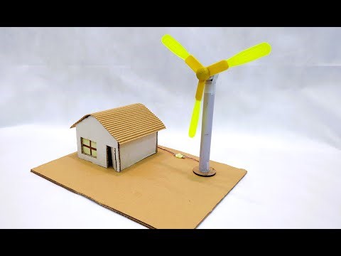 STEM Challenge: 24 | Wind Turbine Working Model | Renewable Free Energy & its Importance