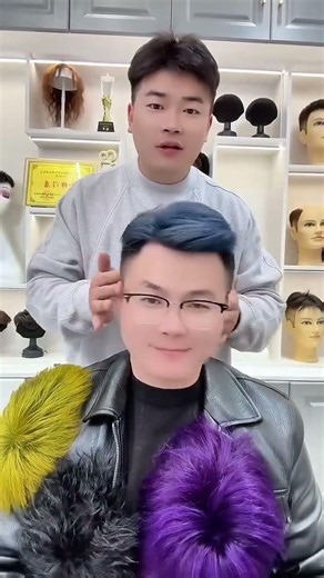 Men's wigs, hairstyles wig customization Stylish wigs for men#shorts