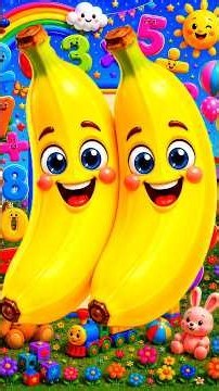 Learn Number 2 for Kids 🔢 | Counting 2 with Fun & Songs! 🍌