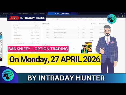Live Bank Nifty Option Trading 📈 | Intraday Trading by Intraday Hunter