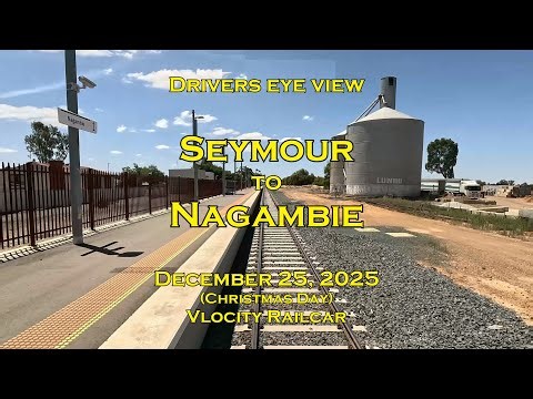 Drivers eye view, Seymour to Nagambie, VL, Dec 2025