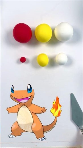 Filling in Pokémon heads #oddlysatisfying #asmrart #paintmixing #asmr #colormixing