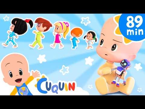 Rock A Bye Baby 😴  and more Nursery Rhymes by Cleo and Cuquin | Children Songs