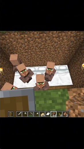 easiest iron farm tutorial for java edition 😎✅ | #minecraft #gaming