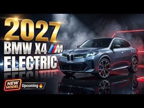 2027 BMW iX4 M60 xDrive Electric SUV 🔥 First Look, Power & Future Design!