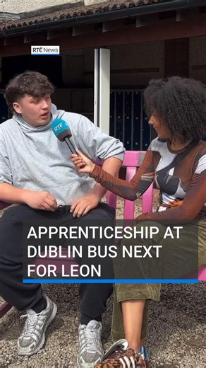 Apprenticeship at Dublin Bus next step for Leon | #RTÉNews #leavingcert #student #ireland