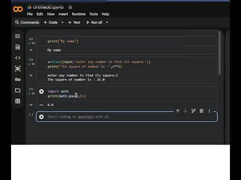 How to Use Google Colab for Python | Run Python Online (Print, Input, Math) | ICS & Engineering