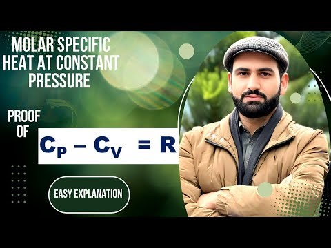 Molar specific heat at constant pressure it's relation with first law of thermodynamics. 