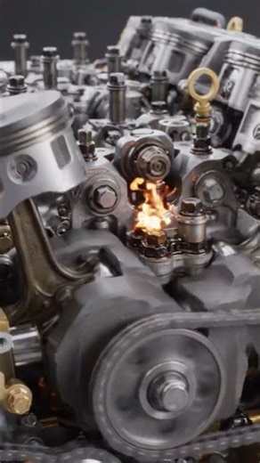 Dissection video of a car engine