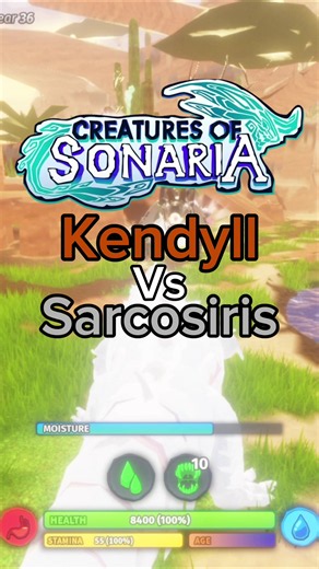 Kendyll vs Sarcosiris Creatures of Sonaria battle guide