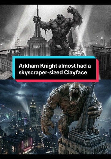 Arkham Knight almost had us fighting a skyscraper-sized Clayface. #Batman #ArkhamKnight #Arkham #Clayface #FYP