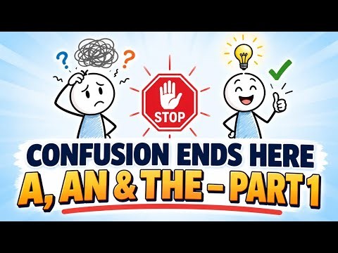 STOP MAKING ARTICLE MISTAKES | PART-1