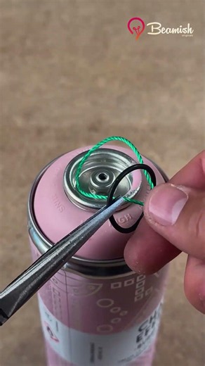 Clever O Ring & Spray Can Trick #diy #oring #spray #trick