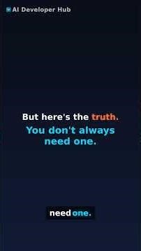 Vector Database Explained: Do You Actually Need One? #aideveloperhub #aiengineering #rag