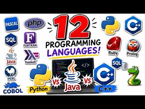 History Behind Every Programming Language Explained in 15 Minutes