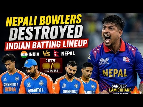 Nepal Bowlers Great Comeback Against Team India | Cricket Nepal | Virat kohli | #crickethighlights 