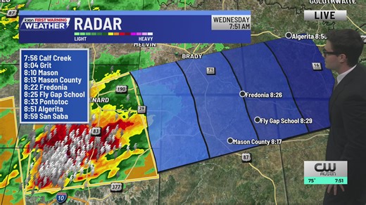 Severe storms this morning, cold front arrives later today | KXAN weather forecast (May 6)