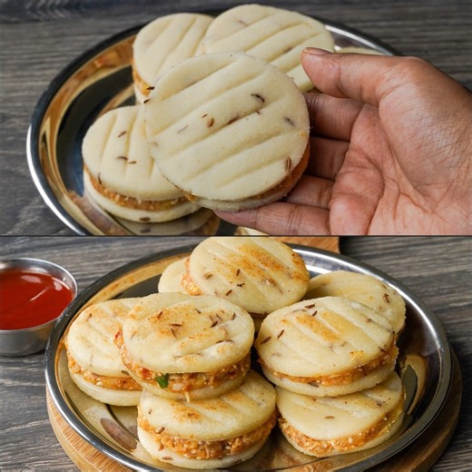 Suji Aloo Burger Recipe | Semolina Potato Burger Snacks | Home Made Delicious Suji Aloo Snacks | N'Oven - Cake & Cookies
