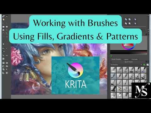 Ultimate KRITA Brush & Fill Tutorial 🖌️ | Paint, Blend & Create Magic 💻🌈#krita #trending #art