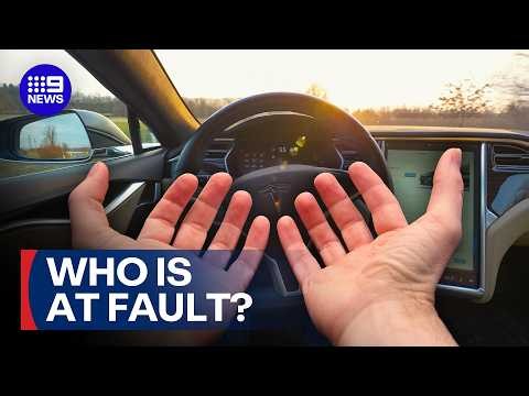 Who is to blame when a self-driving car crashes? | 9 News Australia