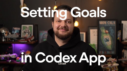 3️⃣ Goal mode is now available in the Codex app, IDE extension, and CLI.Goal mode makes Codex more hands-off, letting you set a goal that it can work towards for hours or even days.