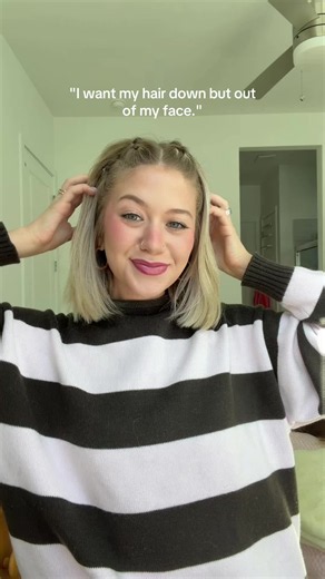 topsy tail head band moment 🤭 #hairstyle #tutorial #bob #hairtok #hair @Living Proof, Inc. @Aveda